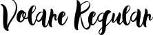 Volare Regular font | Volare.ttf