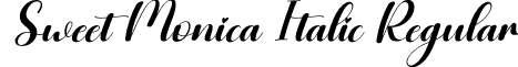 Sweet Monica Italic Regular font | Sweet Monica Italic.otf
