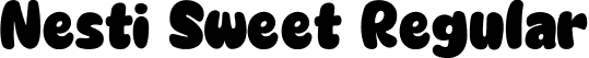 Nesti Sweet Regular font | Nesti Sweet.ttf