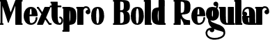 Mextpro Bold Regular font | Mextpro Bold.otf