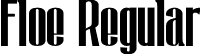 Floe Regular font | Floe.otf