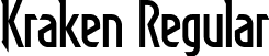 Kraken Regular font | Kraken.ttf