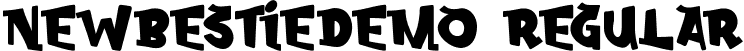 NewBestieDemo Regular font | NewBestieDemoRegular.ttf