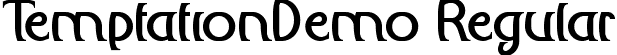 TemptationDemo Regular font | TemptationDemoRegular.ttf