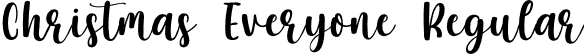 Christmas Everyone Regular font | Christmas Everyone.otf