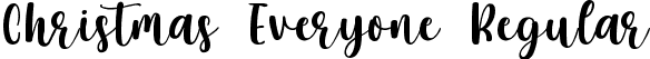 Christmas Everyone Regular font | Christmas Everyone.ttf