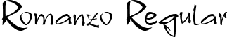 Romanzo Regular font | Romanzo.ttf