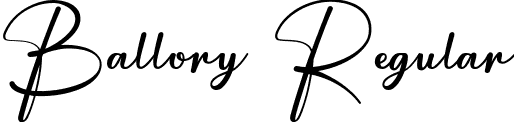 Ballory Regular font | ballory.ttf