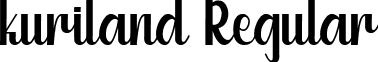 kuriland Regular font | kuriland.otf