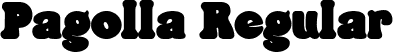 Pagolla Regular font | pagolla.ttf