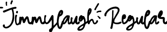 Jimmylaugh Regular font | Jimmylaugh.ttf