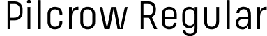 Pilcrow Regular font | Pilcrow-Regular.otf