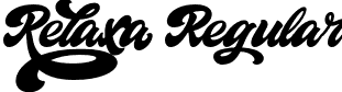 Relaxa Regular font | Relaxa.otf