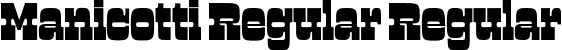 Manicotti Regular Regular font | manicotti-regular-testing.otf