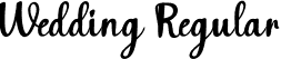 Wedding Regular font | Wedding.otf