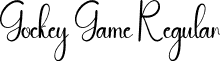 Gockey Game Regular font | Gockey-Game.otf