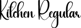 Kitchen Regular font | Kitchen.otf