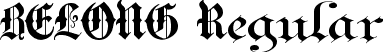 BELONG Regular font | BELONG.ttf