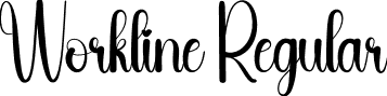 Workline Regular font | Workline.otf