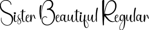 Sister Beautiful Regular font | Sister-Beautiful.otf