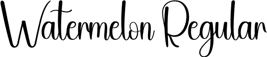 Watermelon Regular font | Watermelon.otf