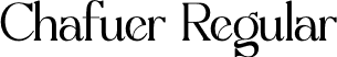 Chafuer Regular font | Chafuer.otf