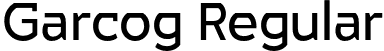 Garcog Regular font | Garcog-Regular-demo.otf