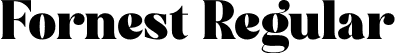 Fornest Regular font | Fornest-Regular.otf