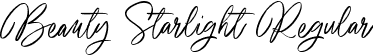 Beauty Starlight Regular font | BeautyStarlight-Regular.ttf
