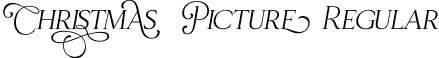 Christmas Picture Regular font | Christmas Picture.ttf