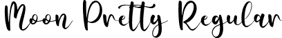 Moon Pretty Regular font | MoonPretty.ttf