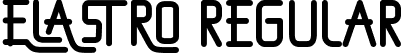 ELASTRO Regular font | ELASTRO.ttf