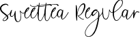 Sweettea Regular font | Sweettea.ttf