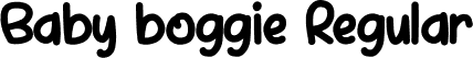 Baby boggie Regular font | Baby boggie.otf