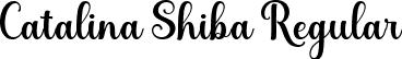 Catalina Shiba Regular font | Catalina Shiba.ttf