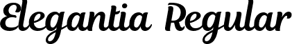 Elegantia Regular font | Elegantia.ttf