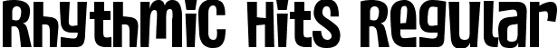 Rhythmic Hits Regular font | RhythmicHits.ttf