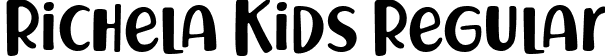 Richela Kids Regular font | Richela Kids.otf