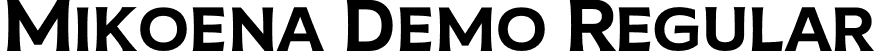 Mikoena Demo Regular font | Mikoena-Demo.otf