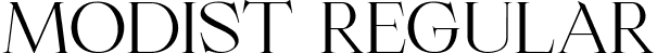 Modist Regular font | modist-d9zmv.ttf