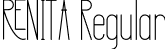 RENITA Regular font | RENITA.otf