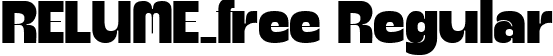 RELUME_free Regular font | relumefreeregular-wyvoe.ttf