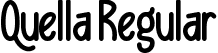 Quella Regular font | Quella.ttf