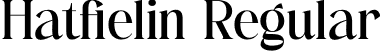 Hatfielin Regular font | Hatfielin.otf