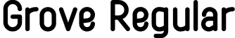 Grove Regular font | Grove.otf