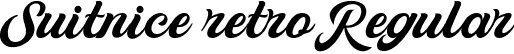 Suitnice retro Regular font | suitnice-reguler.ttf