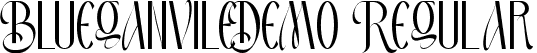 Blueganvile Demo Regular font | BlueganvileDemoRegular.ttf