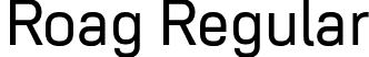 Roag Regular font | Roag-Regular.otf