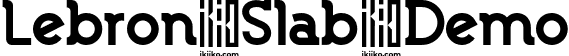 Lebron Slab Demo font | LebronSlabDemo.otf