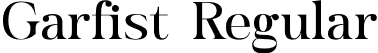 Garfist Regular font | Garfist.otf